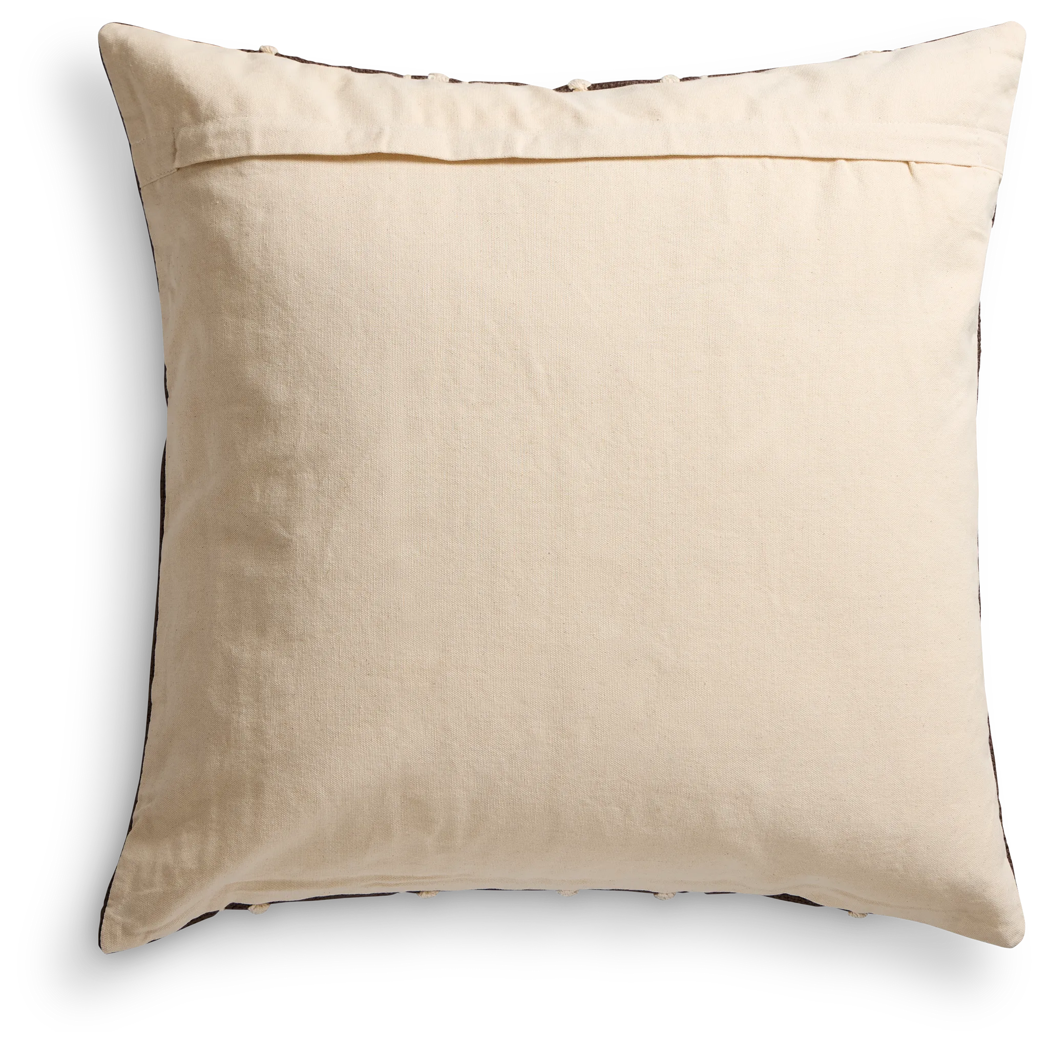 Emilie Brown 24" Square Accent Pillow
