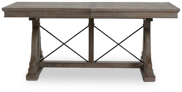 Heron Cove Light Tone Trestle Table