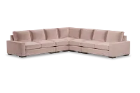 Edgewater Joya Light Pink Large Two-arm Sectional