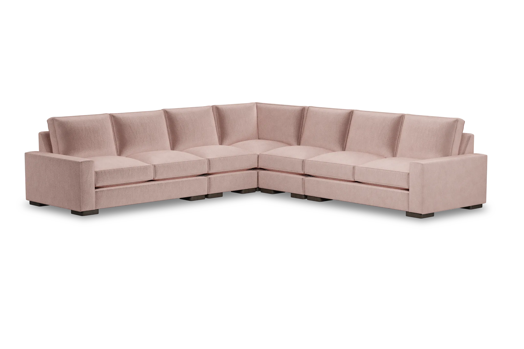 Edgewater Joya Light Pink Large Two-arm Sectional