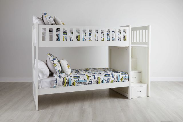 Bailey White Bunk Bed