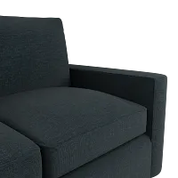 Siesta Elevation Dark Blue Fabric Memory Foam Sleeper