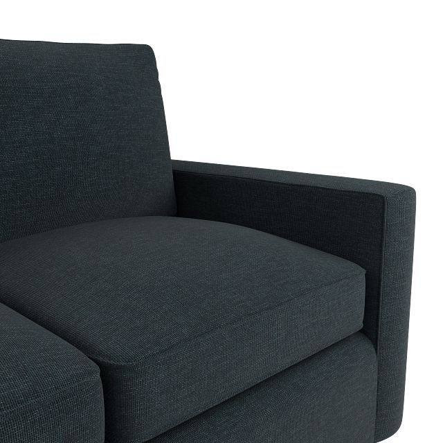 Siesta Elevation Dark Blue Fabric Memory Foam Sleeper