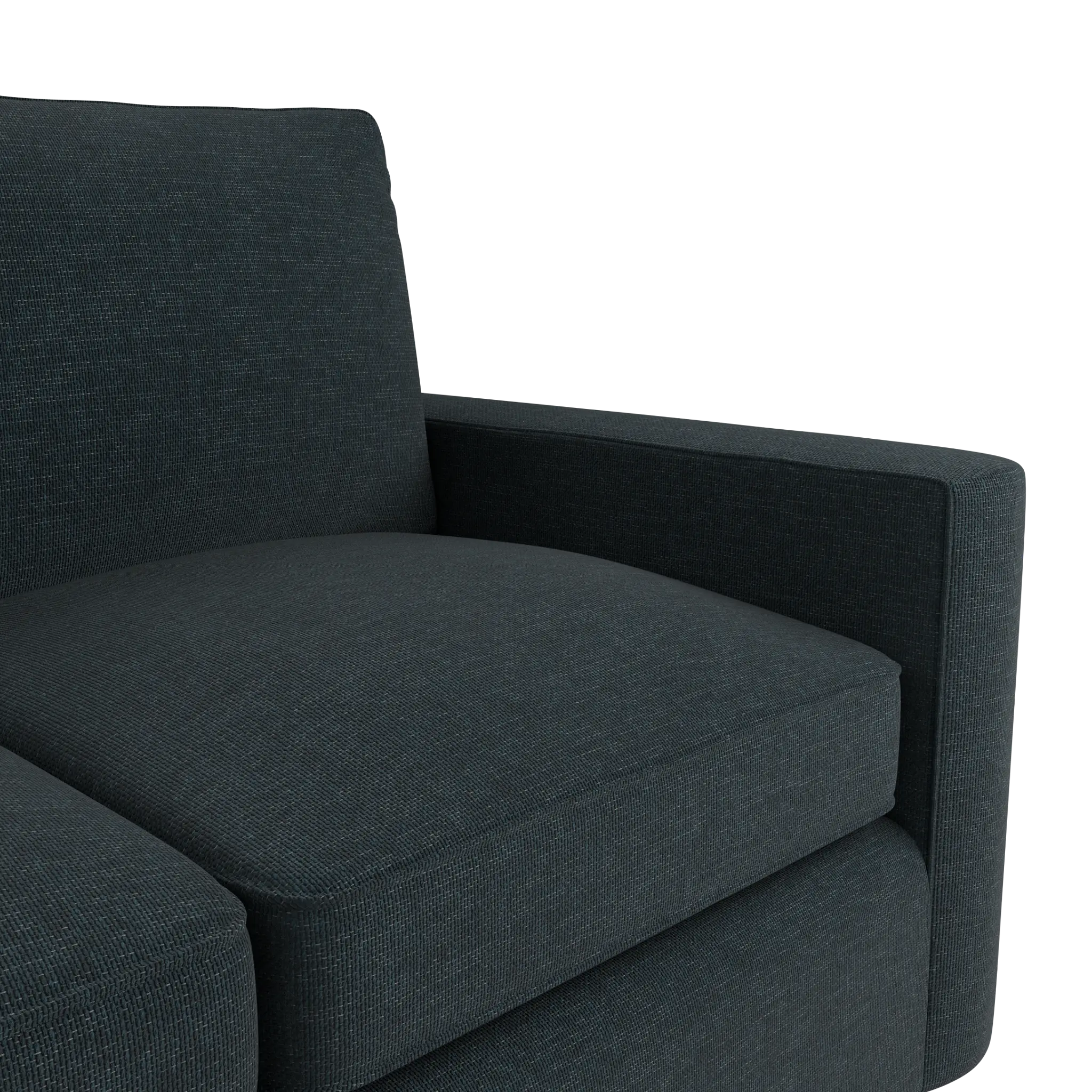 Siesta Elevation Dark Blue Fabric Memory Foam Sleeper Siesta Elevation Dark Blue Fabric Memory Foam Sleeper