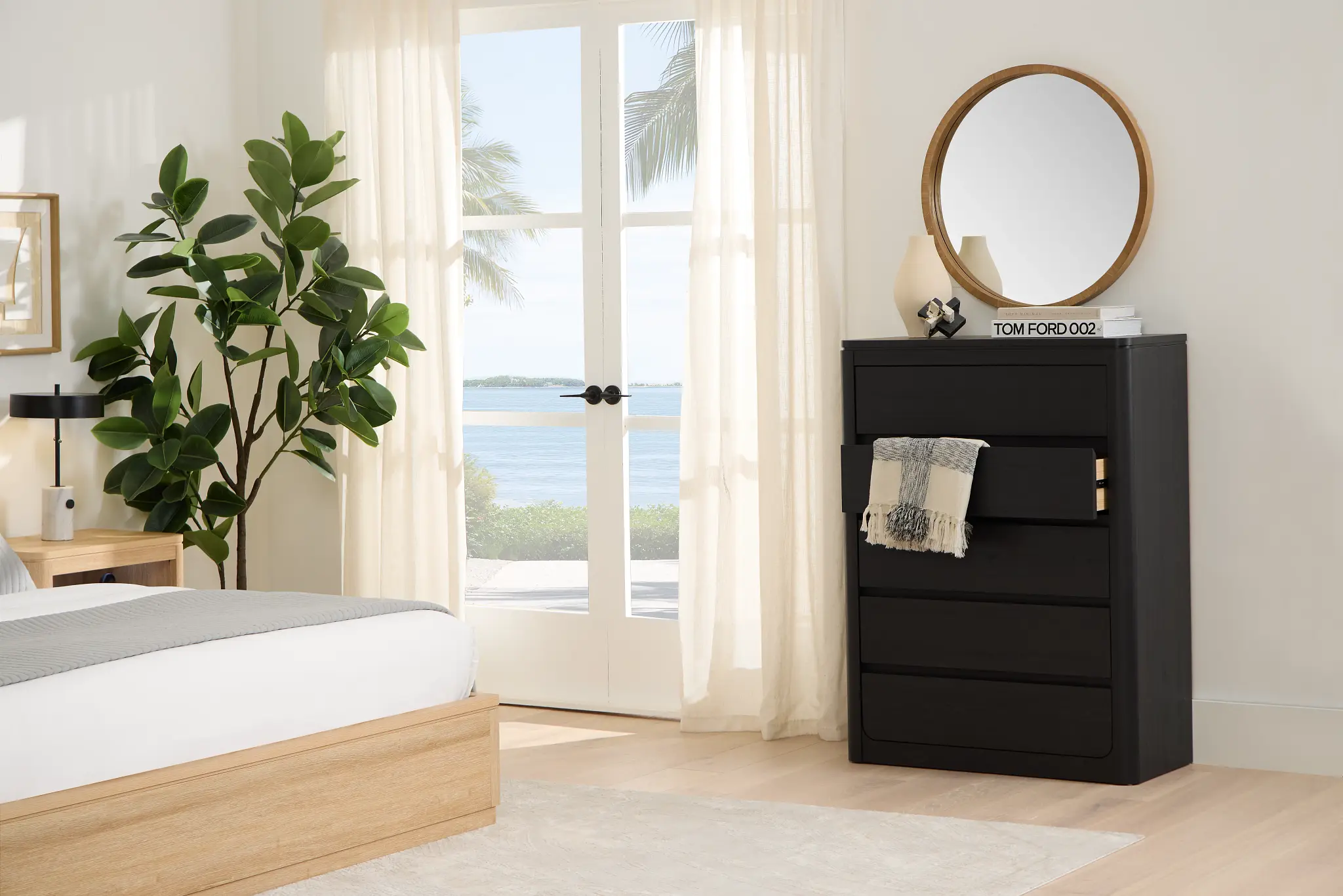 Emory Black Drawer Chest Emory Black Drawer Chest