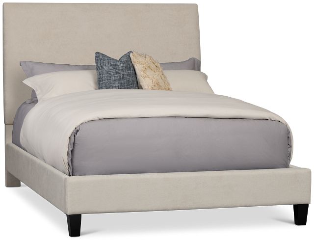 Lucy Taupe Uph Platform Bed