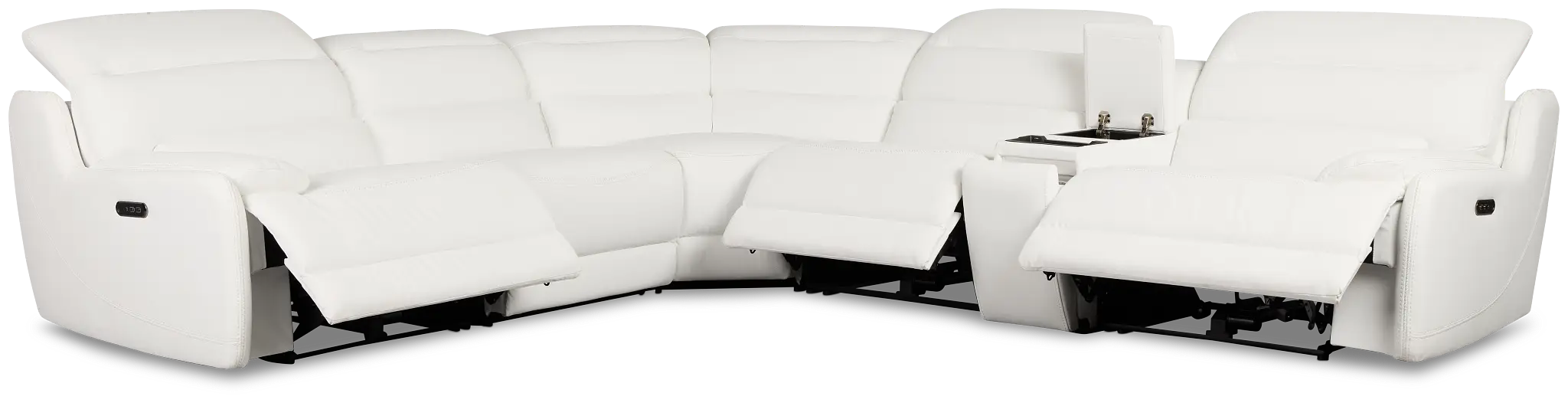 Jett White Micro Medium Triple Power 2-arm Sectional Jett White Micro Medium Triple Power 2-arm Sectional