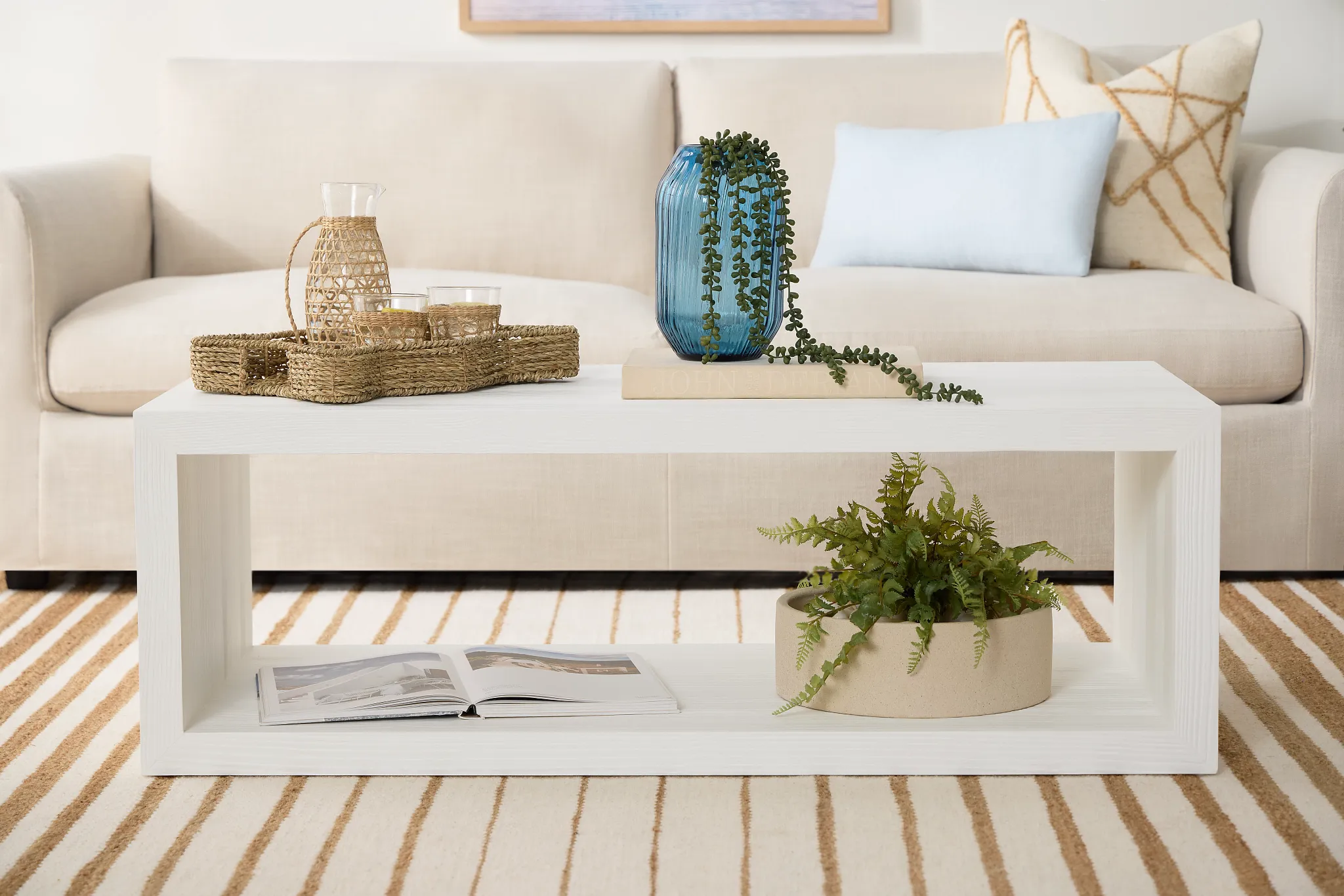 Nantucket White Pine Rectangular Coffee Table