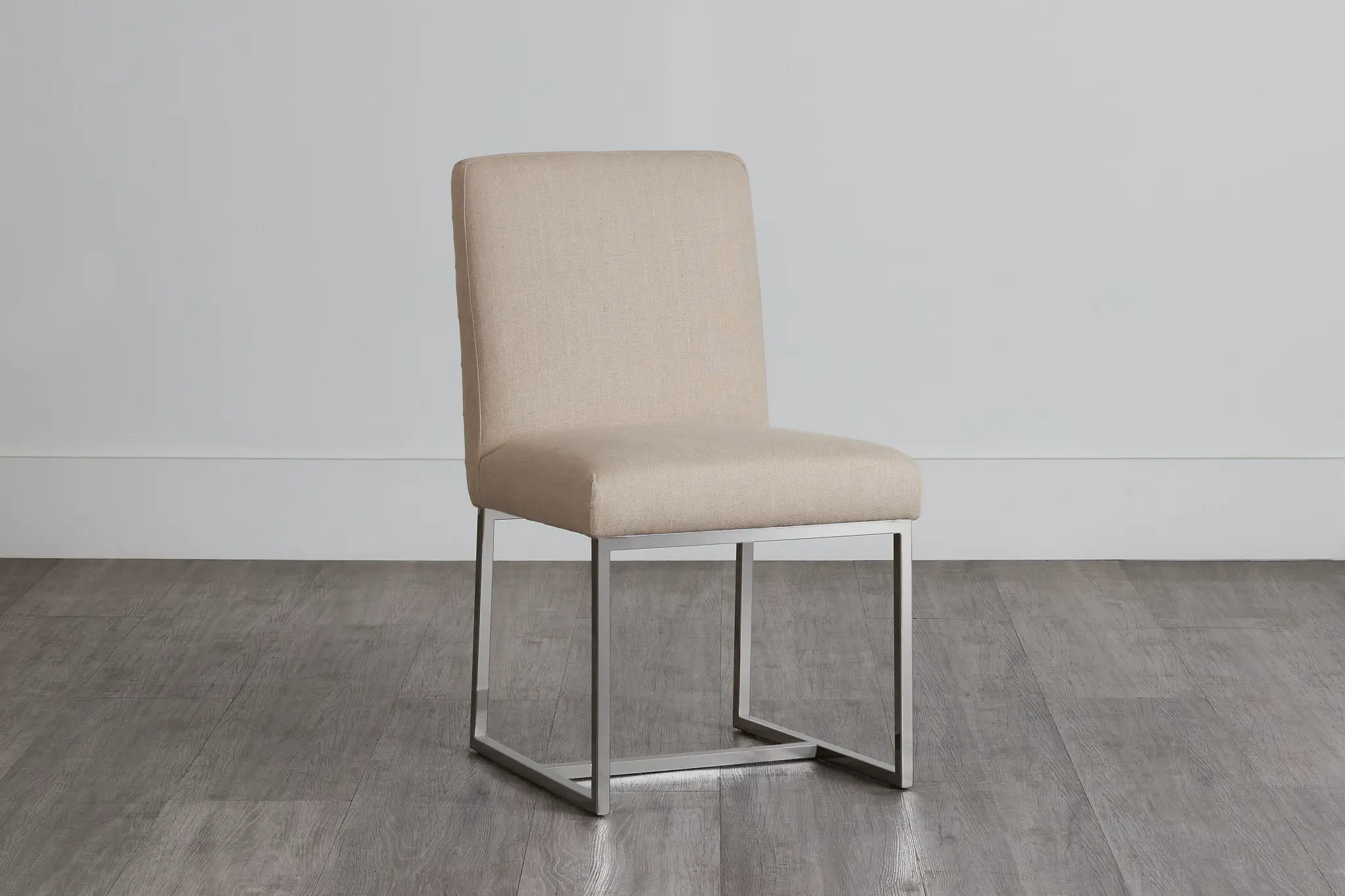 Berlin Beige Metal Upholstered Side Chair Berlin Beige Metal Upholstered Side Chair