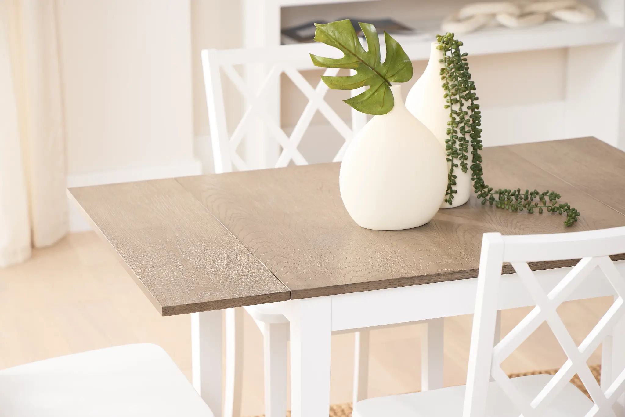 Edgartown Two-tone Rectangular Drop Leaf Table Edgartown Two-tone Rectangular Drop Leaf Table