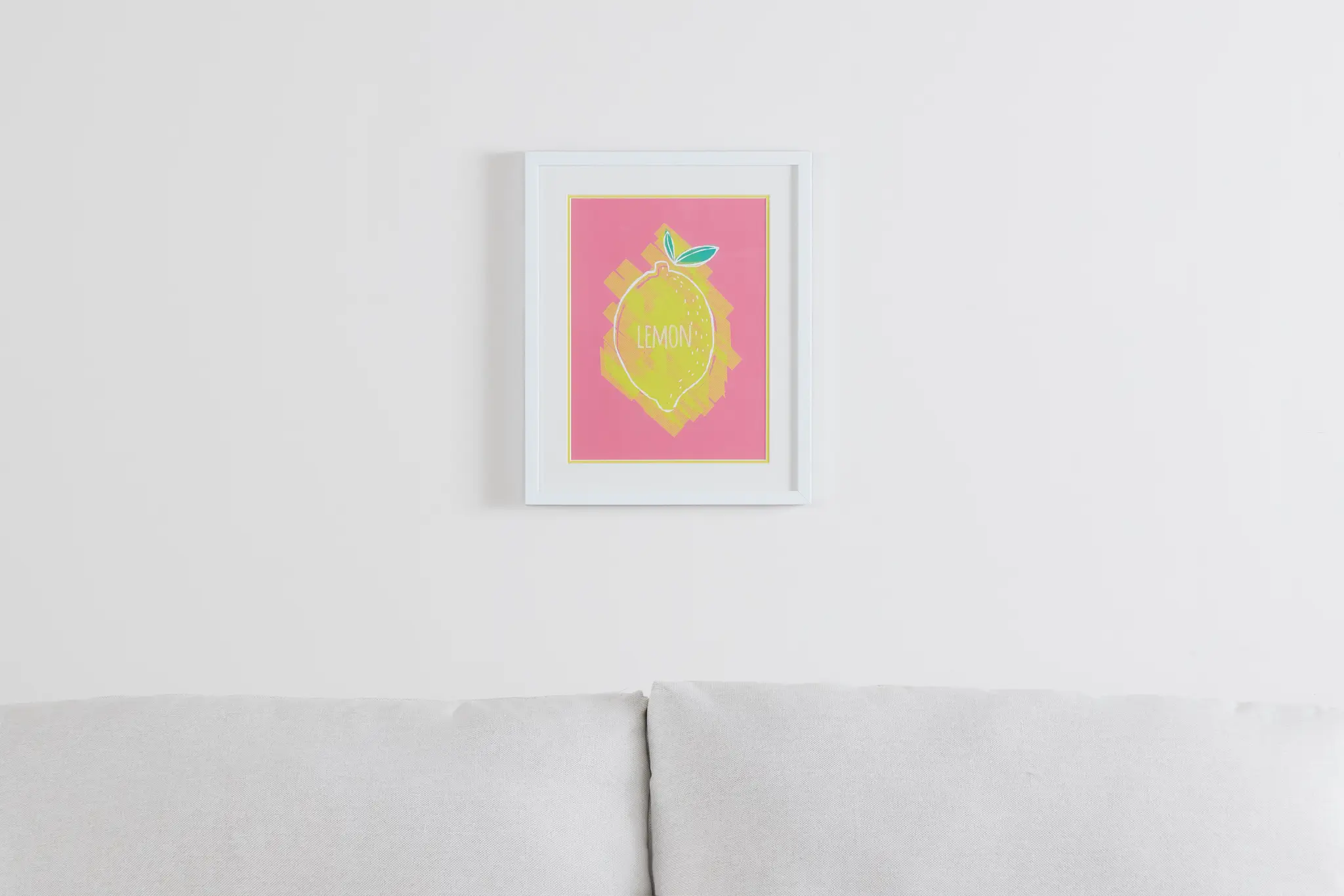 Lemony Multicolored Framed Wall Art Lemony Multicolored Framed Wall Art
