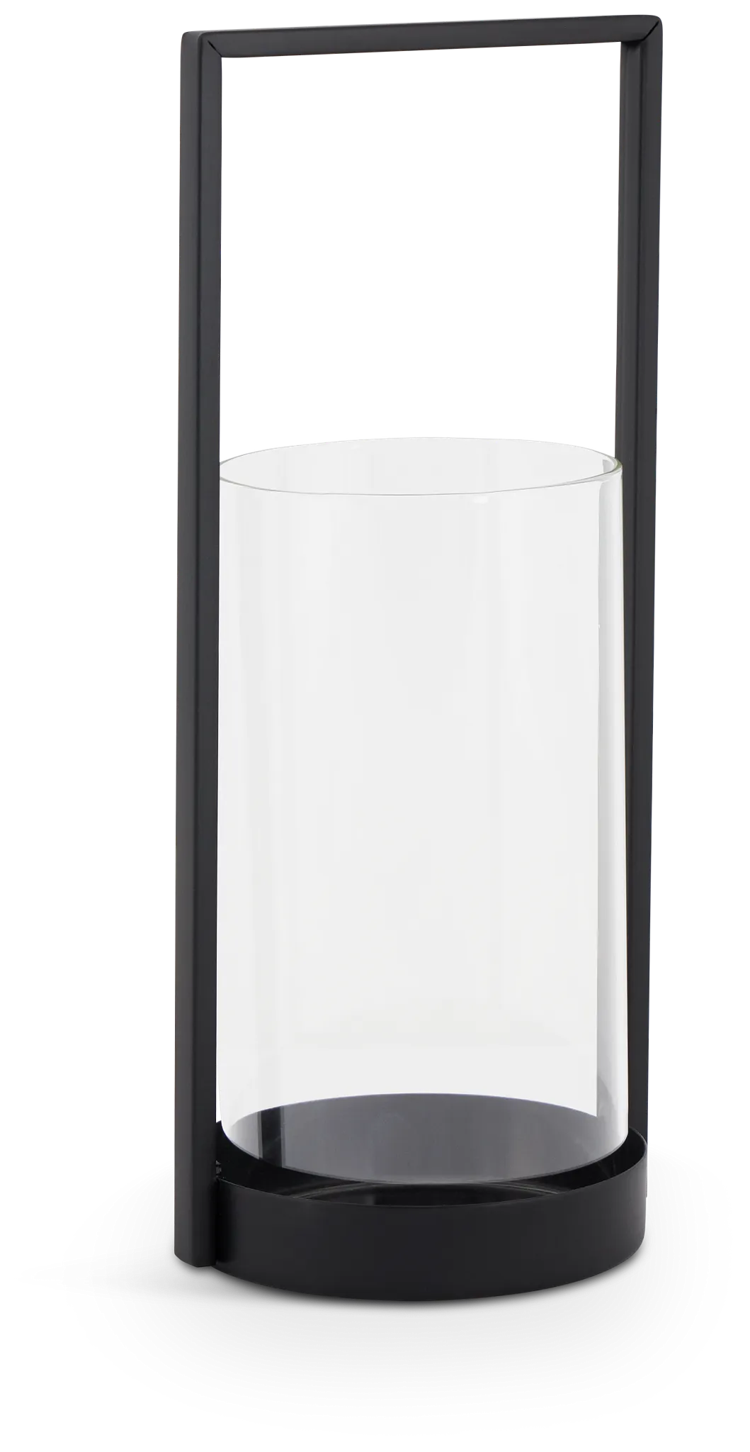 Edna Black Small Candle Holder