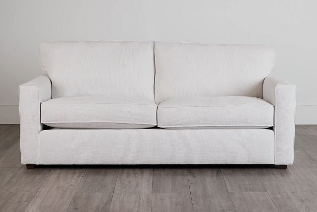 Avalon White Fabric Sofa