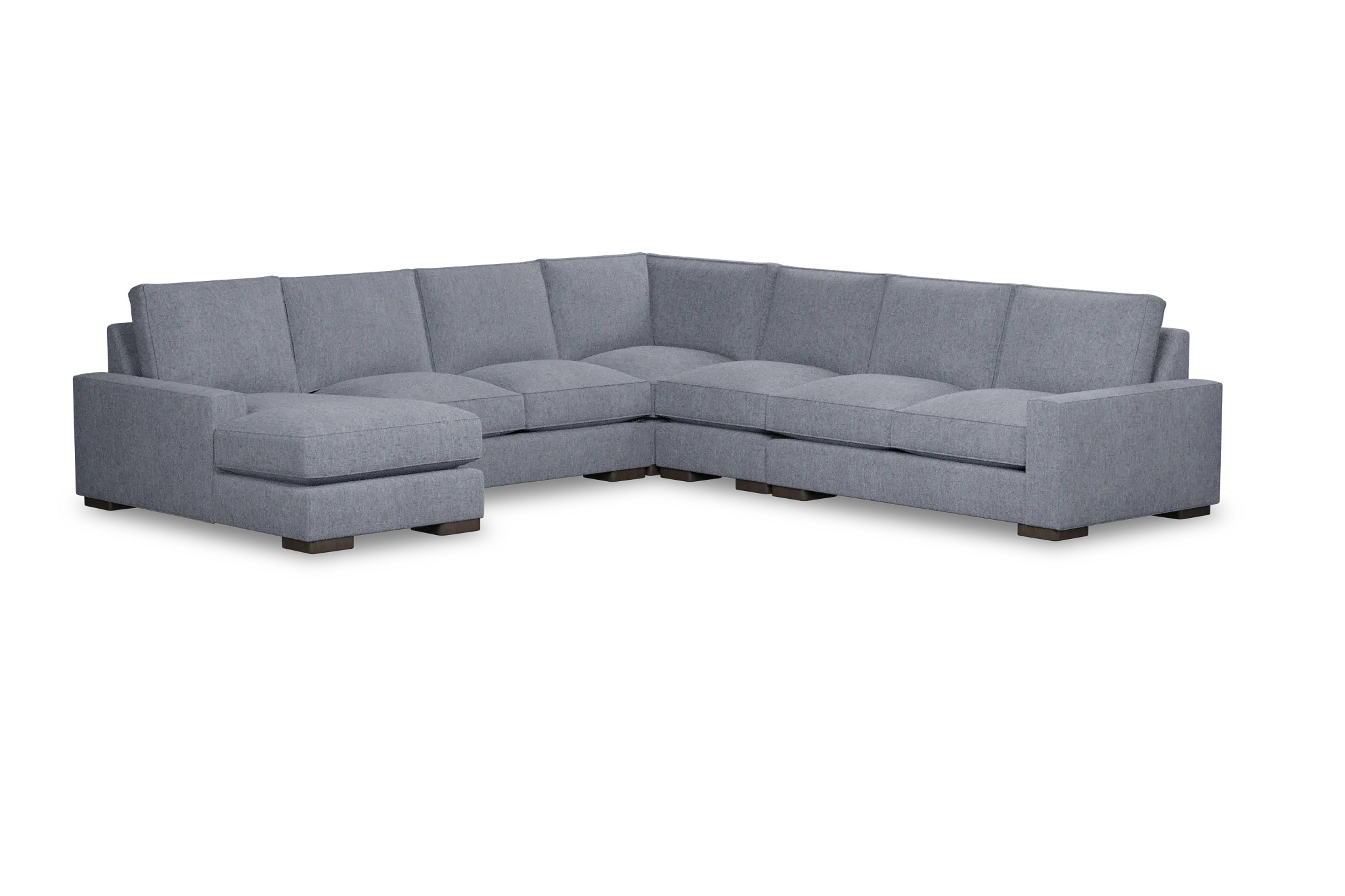 Edgewater Elevation Gray Large Left Chaise Sectional