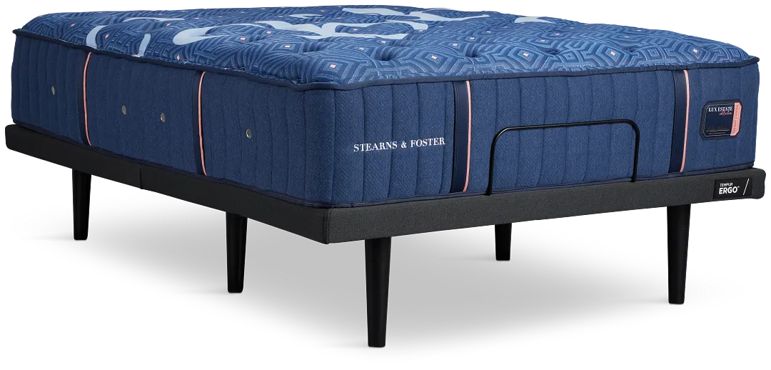 Stearns & Foster Lux Estate Medium Ergo 3.0 Adjustable Mattress Set