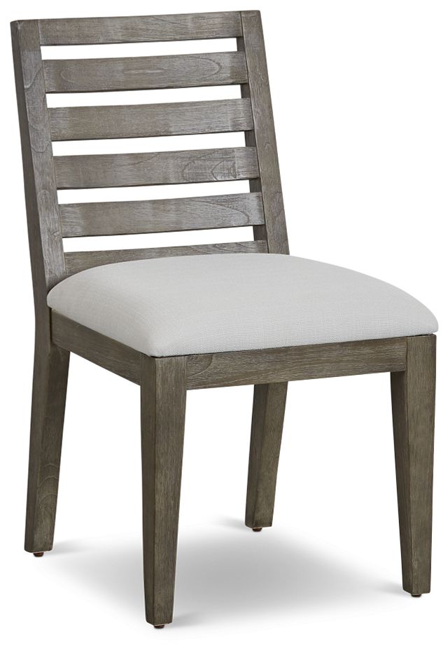 Bravo Dark Tone Wood Slat Side Chair (1)
