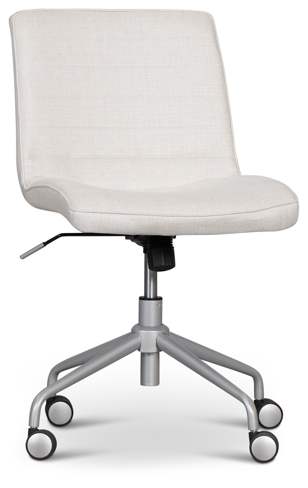 Gwen Light Gray Upholstered Desk Chair