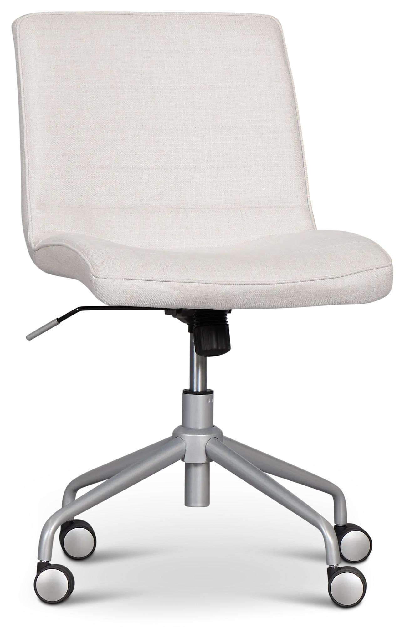 Gwen Light Gray Upholstered Desk Chair