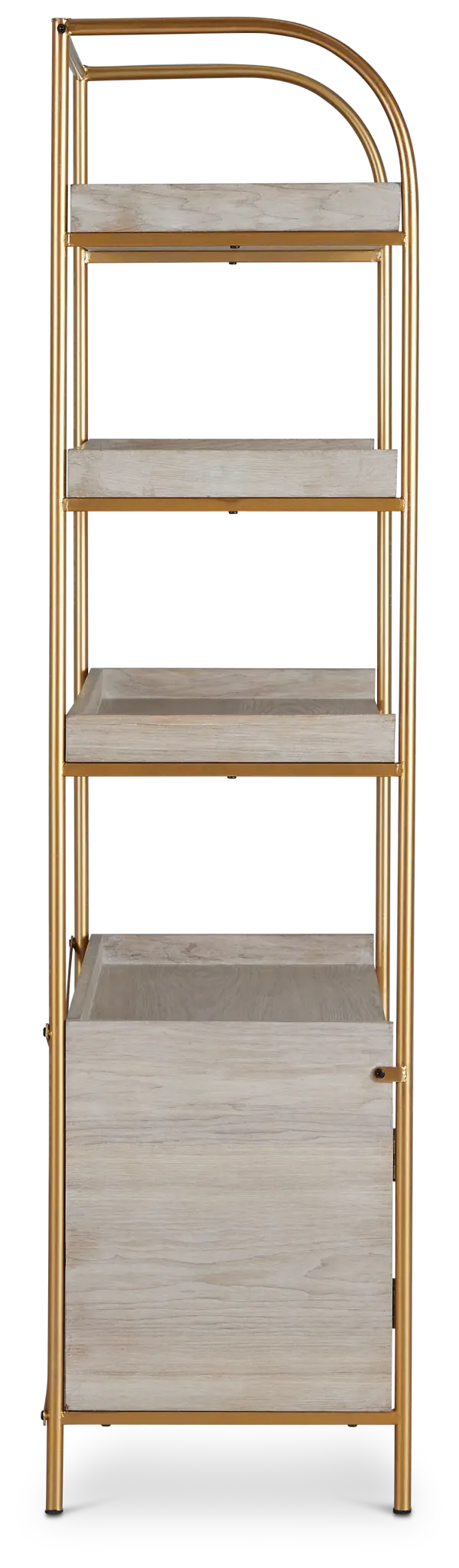 Cane Gold Bookcase Cane Gold Bookcase