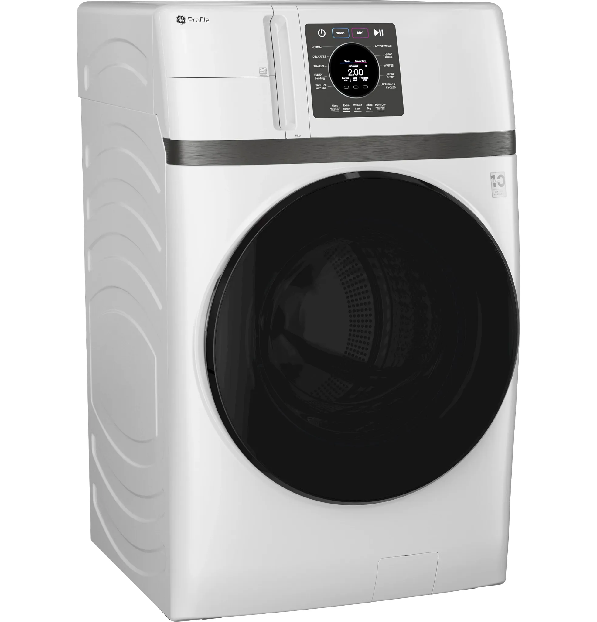 Ge Profile 83 Series White Electric Washer/dryer Combo