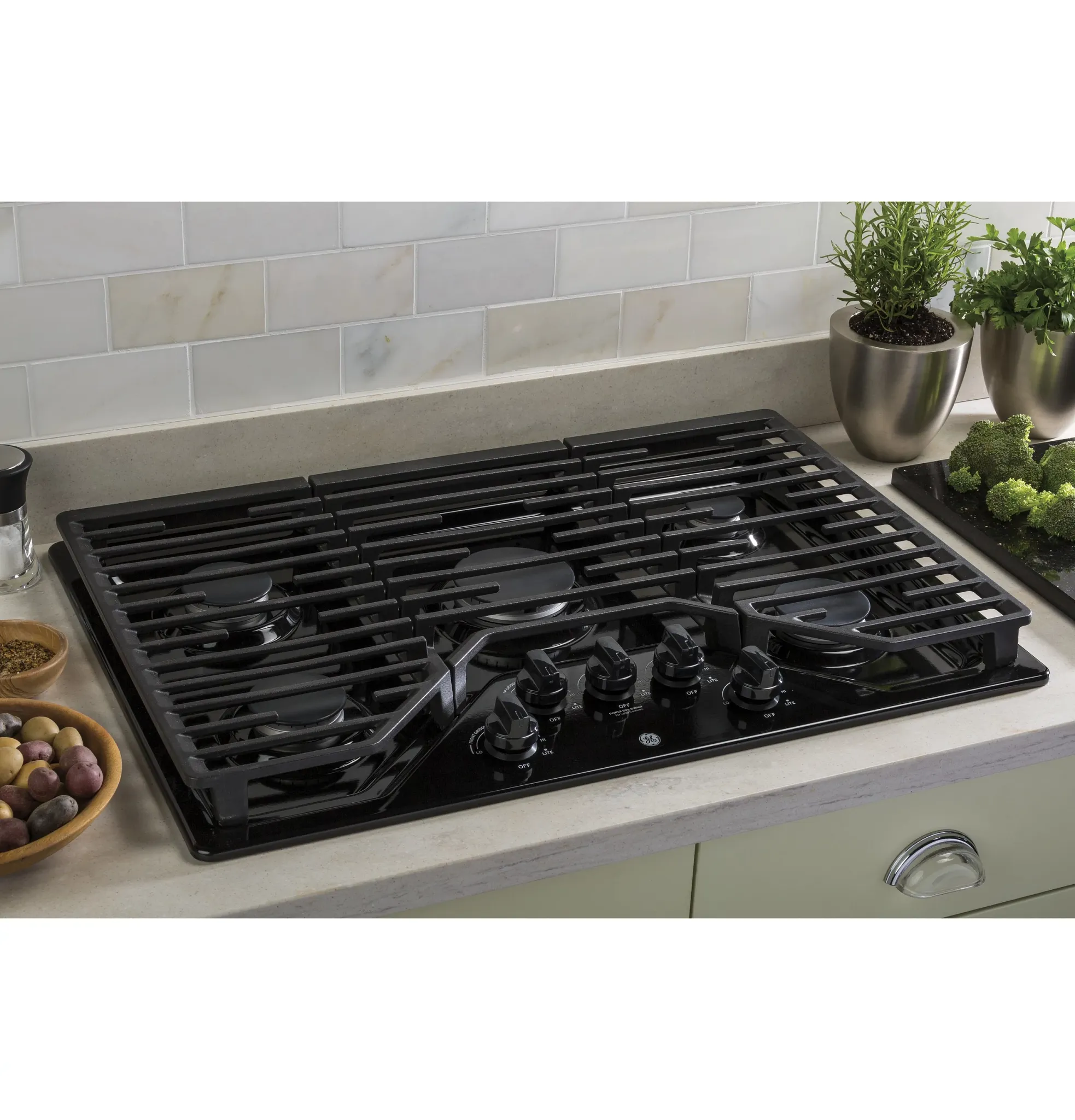 Ge 5030 Series Black 30" Gas Cook Top