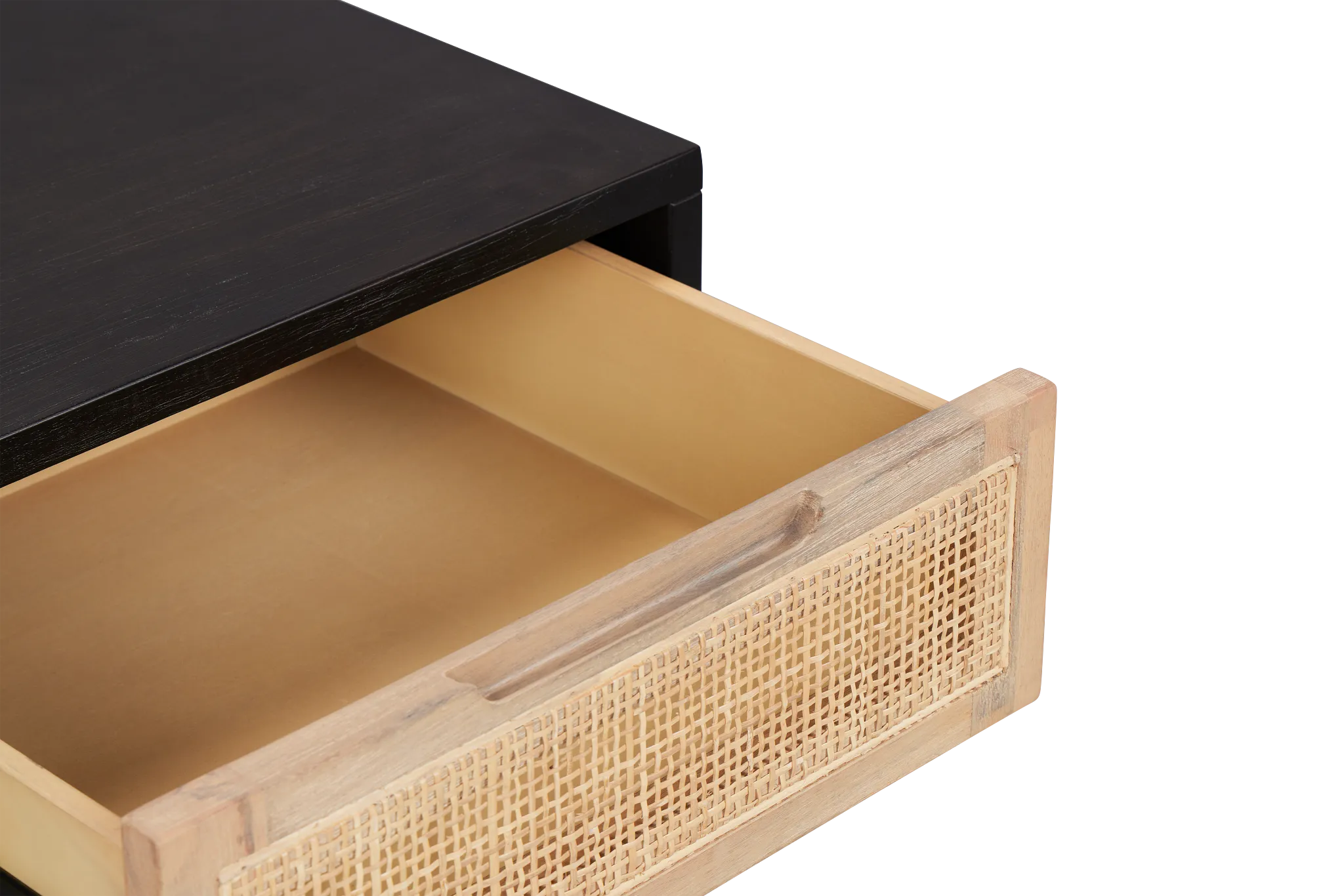 Four Hands Malibu Black End Table