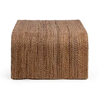 Tiki Light Tone Woven Coffee Table