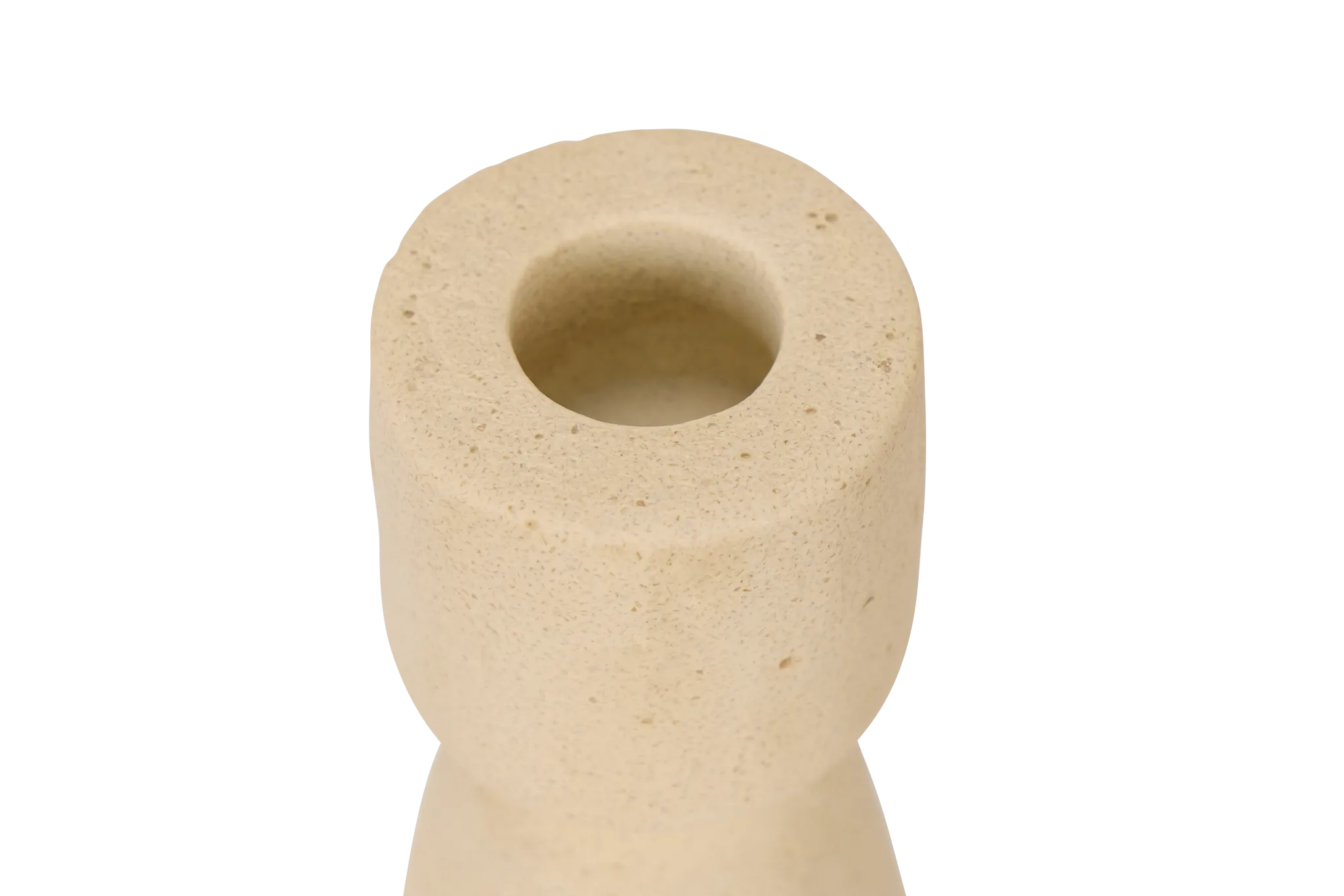 Jorah Beige Medium Candle Holder