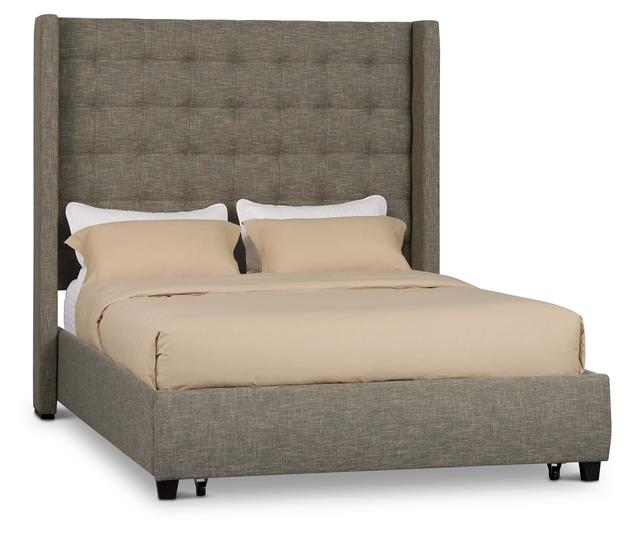 Chatham Gray High Platform Storage Bed