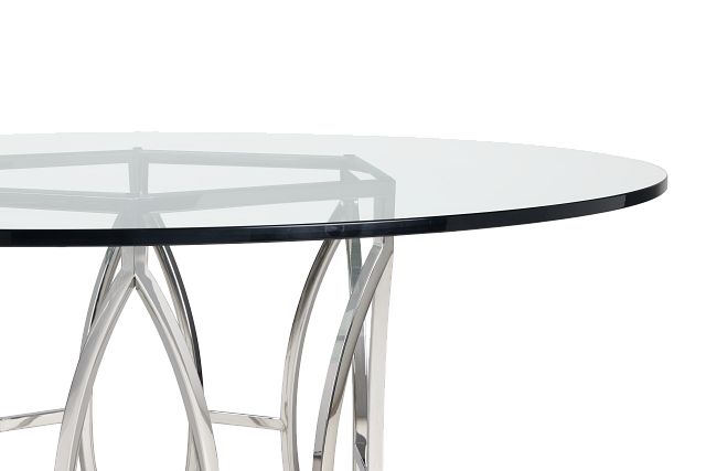 Argent Glass Round Table