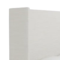 Captiva Maguire Ivory 60" Upholstered Shelter Bed