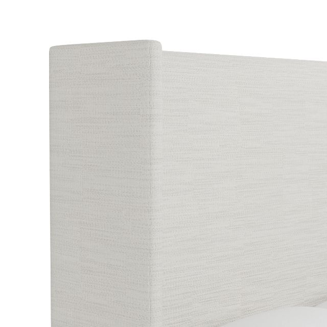 Captiva Maguire Ivory 60" Upholstered Shelter Bed