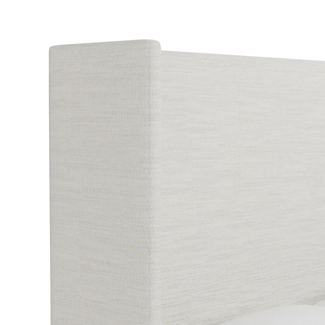 Captiva Maguire Ivory 60" Upholstered Shelter Bed Captiva Maguire Ivory 60" Upholstered Shelter Bed