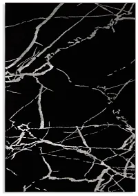 Carne Black 5x8 Area Rug