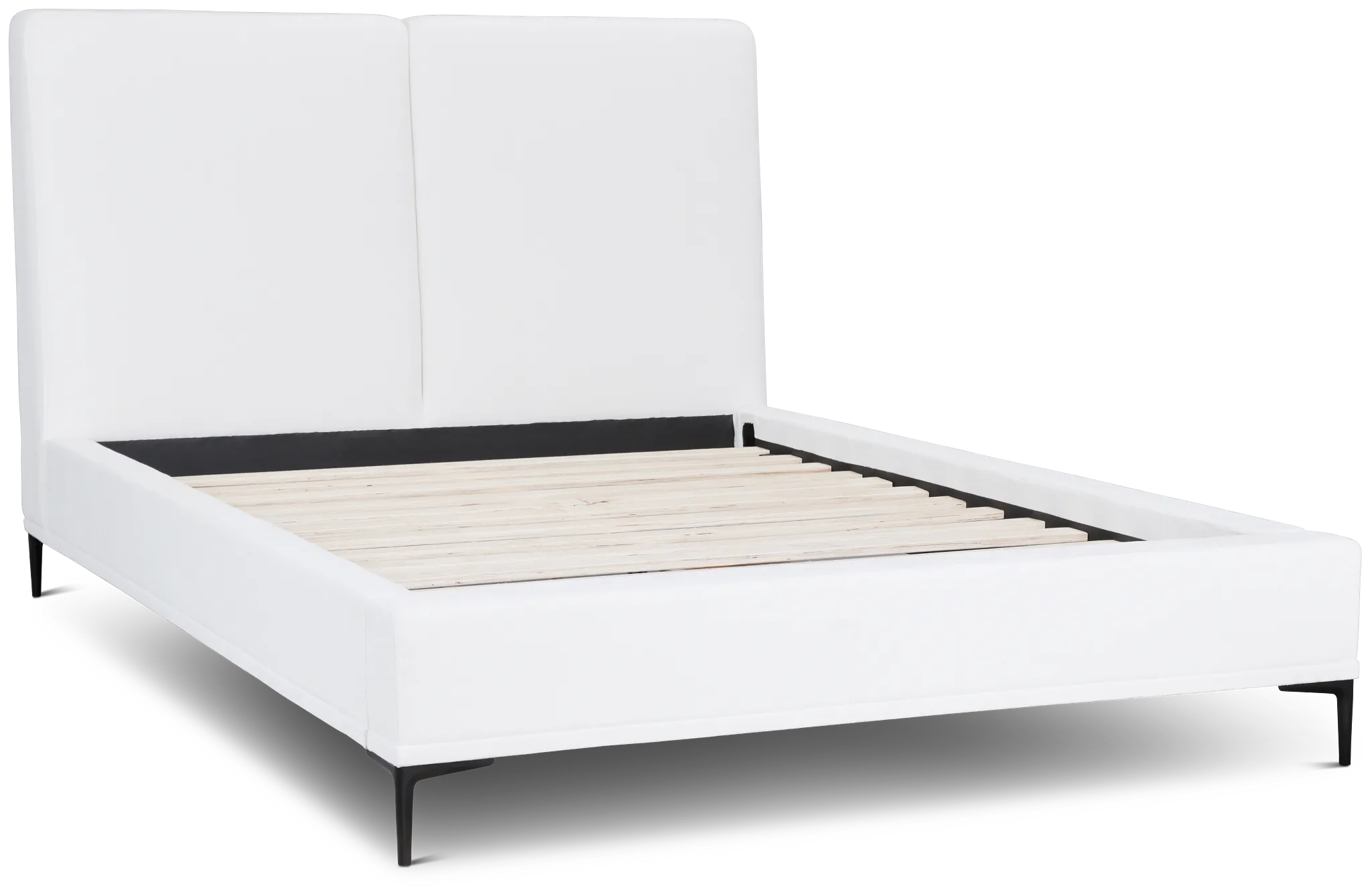 Emit Ivory Uph Panel Bed