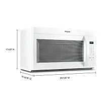 Whirlpool 3130 Series White Over-the-range Microwave