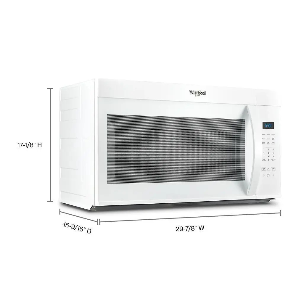 Whirlpool 3130 Series White Over-the-range Microwave Whirlpool 3130 Series White Over-the-range Microwave
