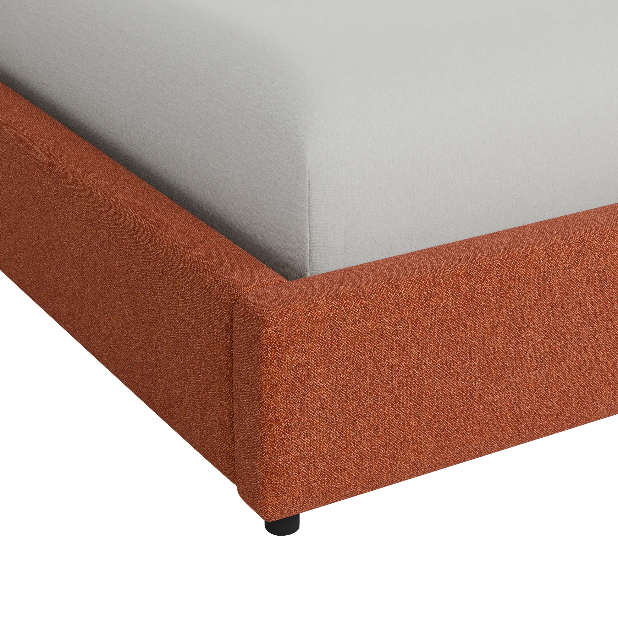 Grayton Elite Medium Brown 44" Upholstered Platform Bed Grayton Elite Medium Brown 44" Upholstered Platform Bed