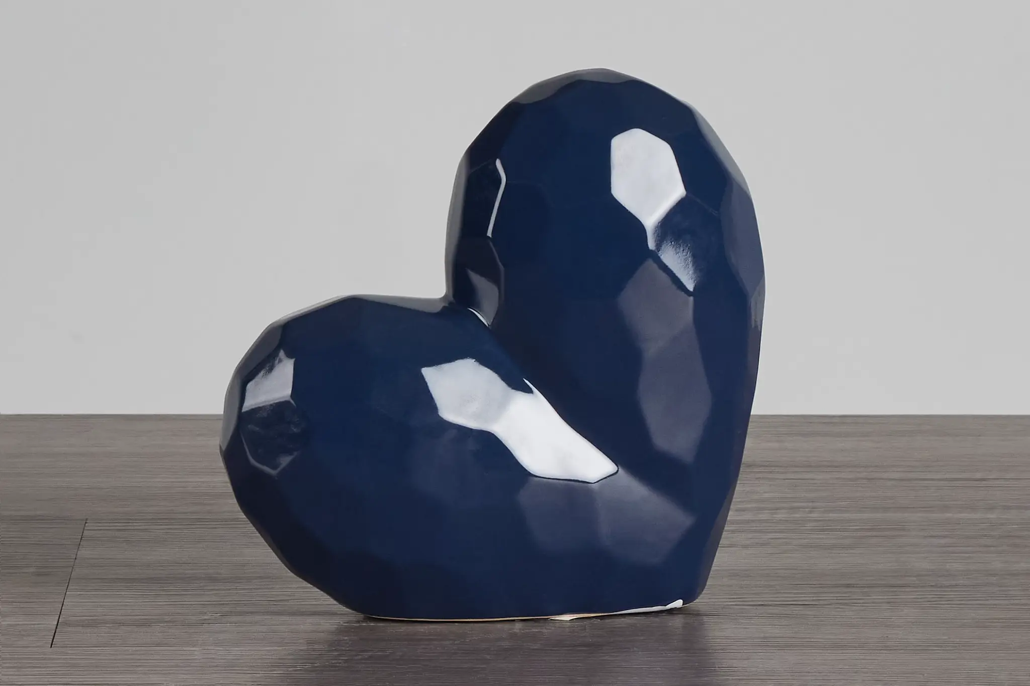Heart Dark Blue Small Sculpture Heart Dark Blue Small Sculpture