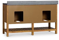 Highland Light Tone 60" Double Bathroom Vanity