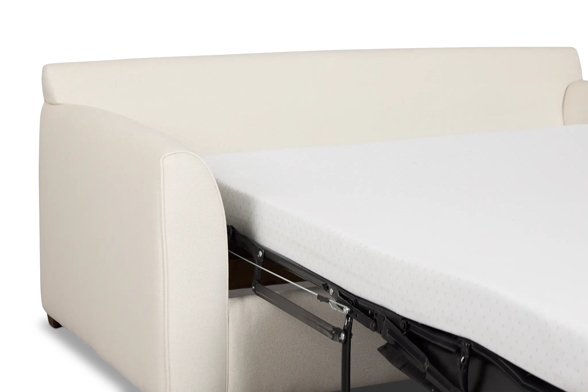Tate Light Beige Fabric Memory Foam Sleeper Tate Light Beige Fabric Memory Foam Sleeper