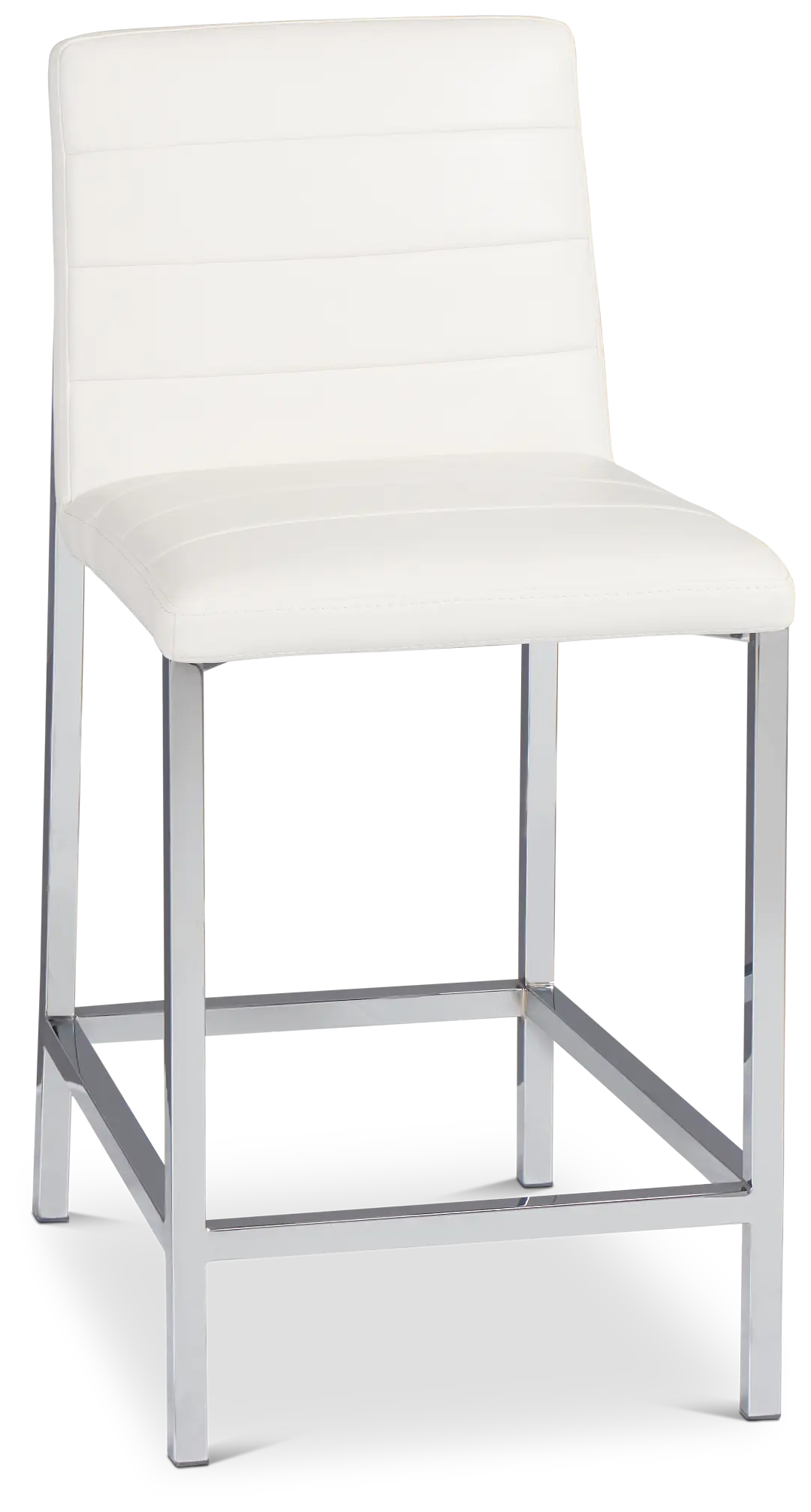 Amalfi White 24" Upholstered Barstool Amalfi White 24" Upholstered Barstool