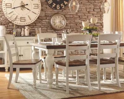 Marsilona Two-tone Rectangular Table