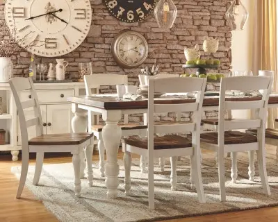 Marsilona Two-tone Rectangular Table Marsilona Two-tone Rectangular Table