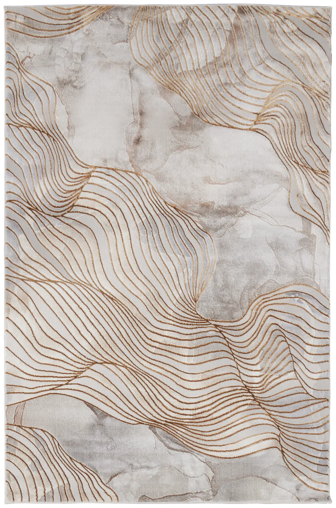 Valeria Gold 5x8 Area Rug