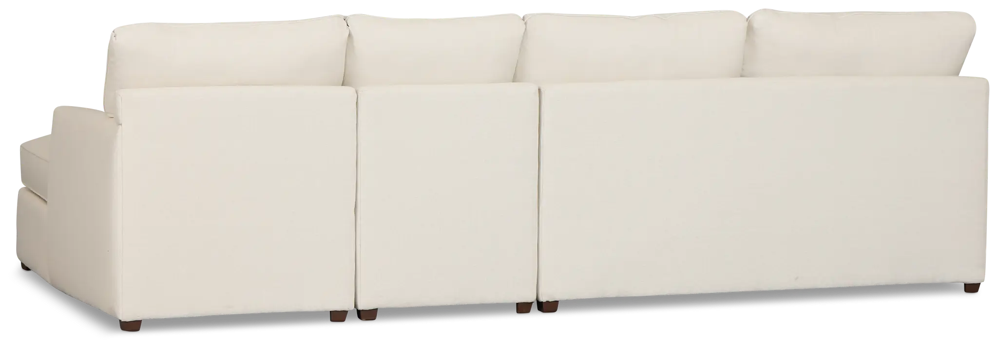 Tate Light Beige Fabric Small Right Chaise Sectional Tate Light Beige Fabric Small Right Chaise Sectional