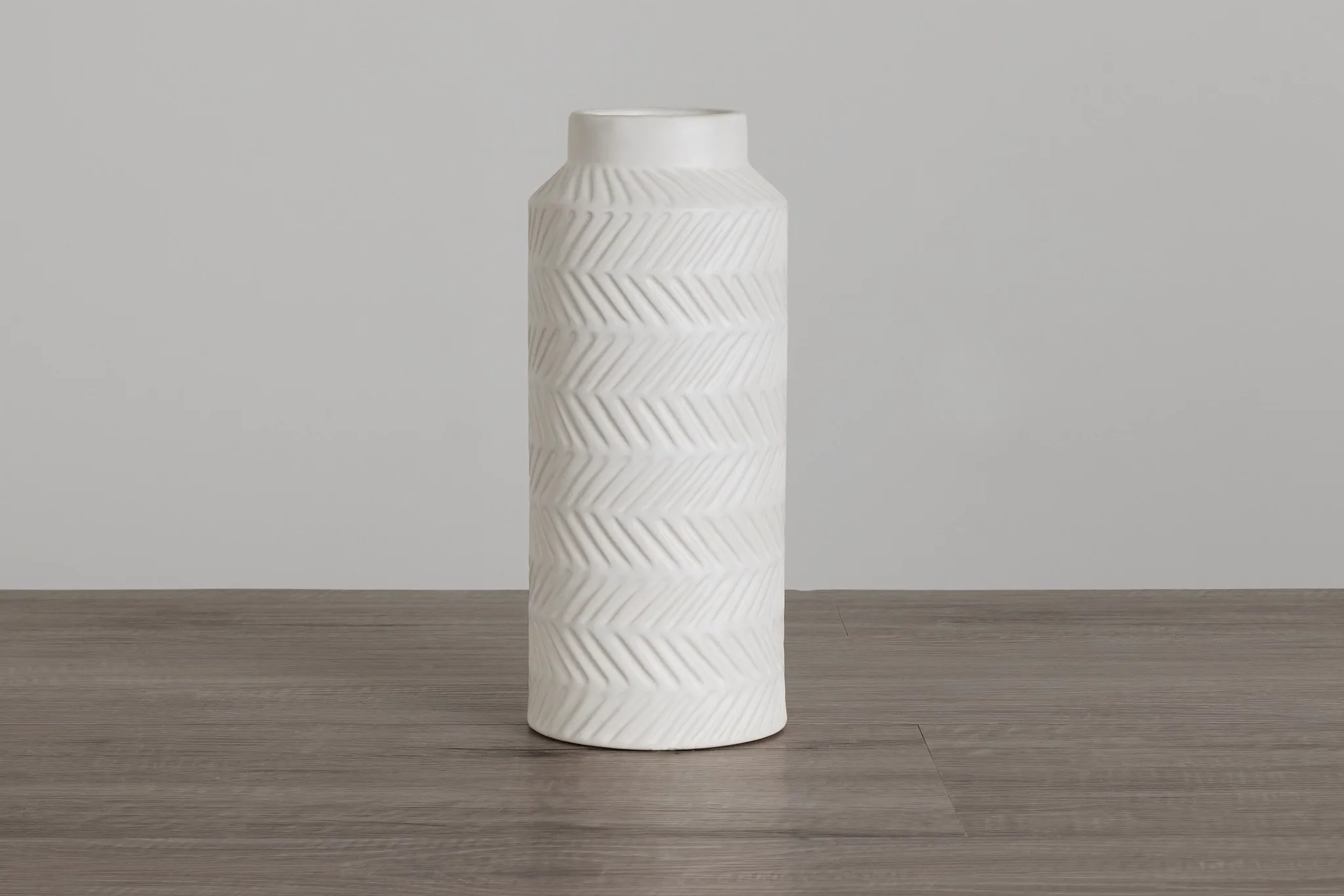 Allie White Large Vase