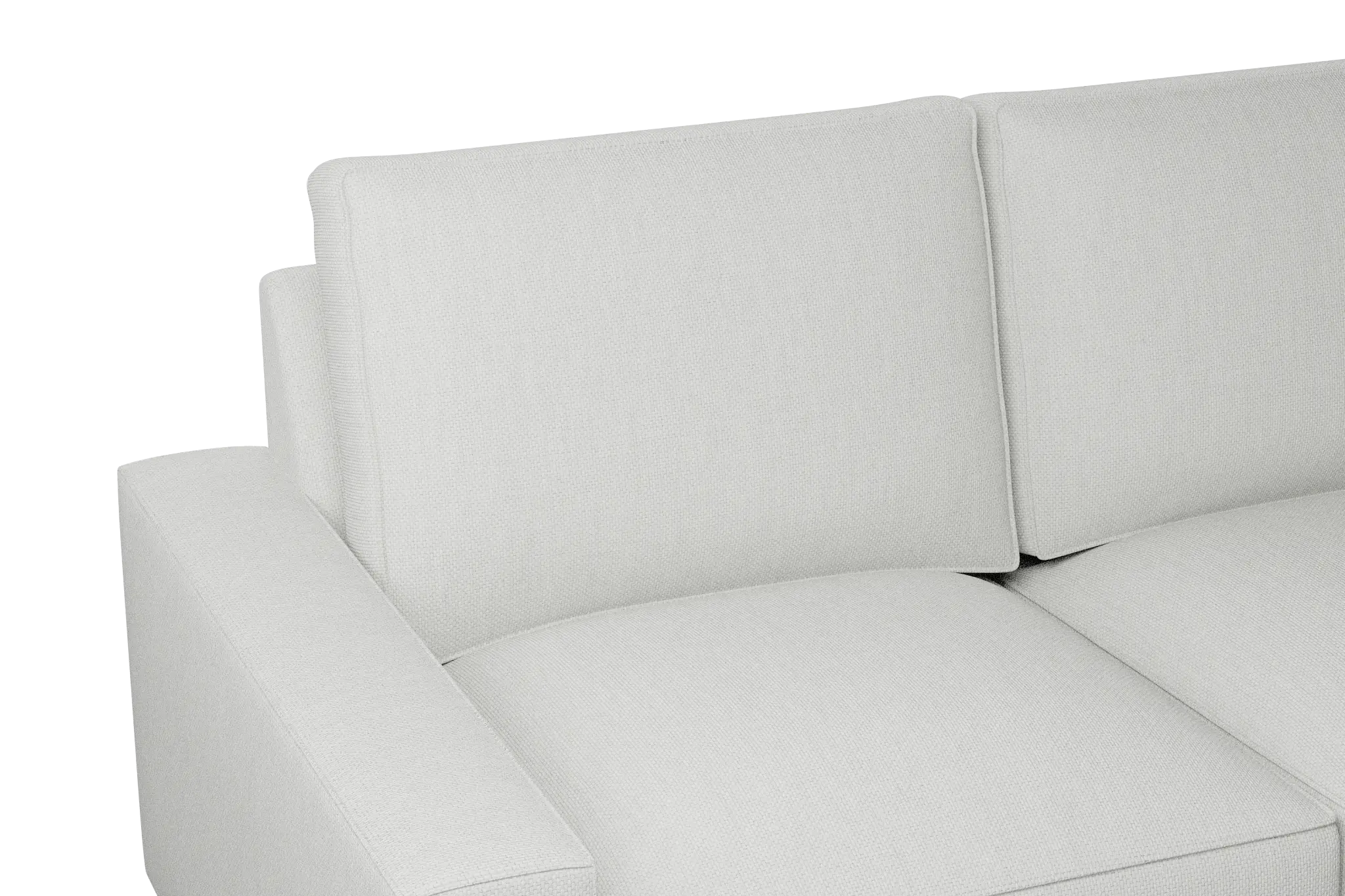 Edgewater Revenue White Large Right Chaise Sectional Edgewater Revenue White Large Right Chaise Sectional