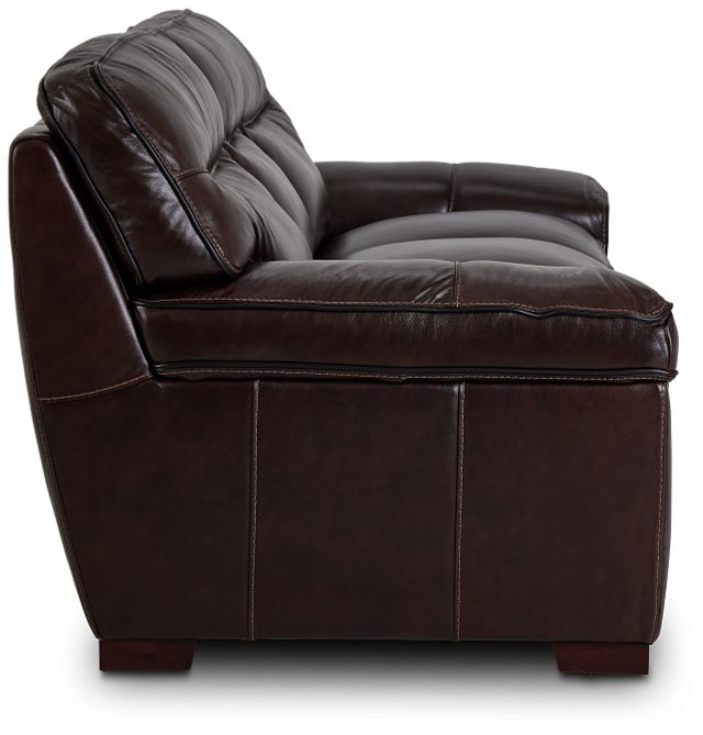 Alexander Dark Brown Leather Sofa (3)