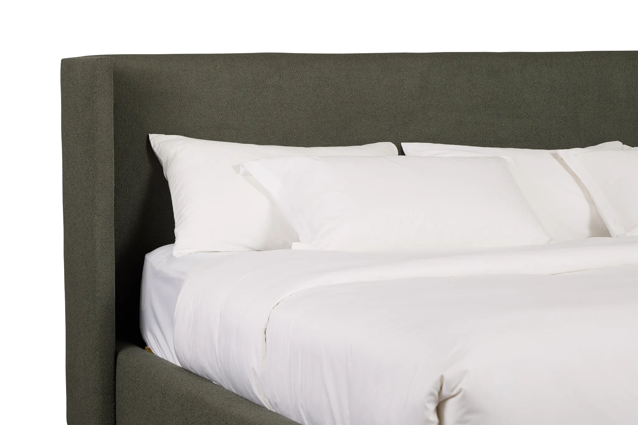 Captiva Sutton Green 48" Upholstered Shelter Bed